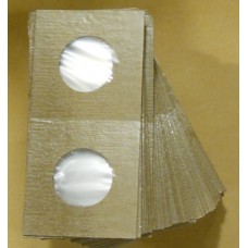 Cowens Mylar Cardboard Quarter 2x2's, 100ct