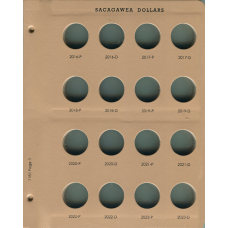 Sacagawea Dollars 7183 Dansco Album Page #3