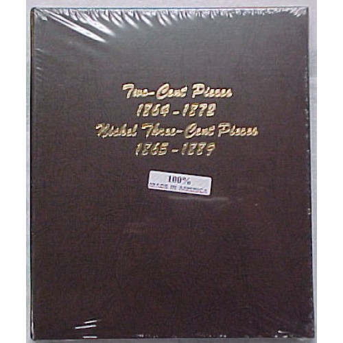 DANSCO Two Cent /& Three Cent Nickel Pieces Album #6108