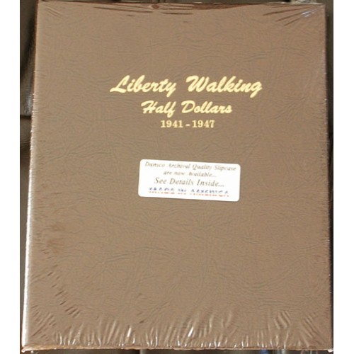 Dansco Coin Album # 7161 For Liberty Walking Half Dollars From 1941-1947 NEW!! 