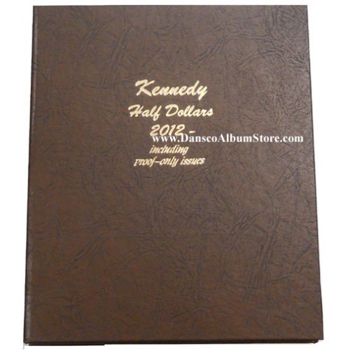 DANSCO Kennedy Half Dollars 2012-Date with Proofs Album #8167