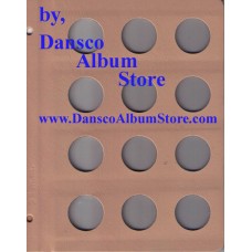 Dansco Blank Millimeter Pages - 33mm Page