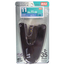 Max Vaimo Flat Clinch HD-11FLK Stapler, uses No. 11-1M Staples