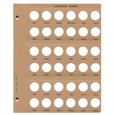 Lincoln Cents 7100 Dansco Album Page #2