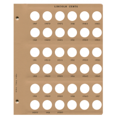 Lincoln Cents 7103 Dansco Album Page #4