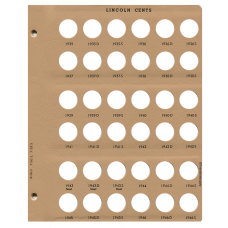 Lincoln Cents 8100 Dansco Album Page #3