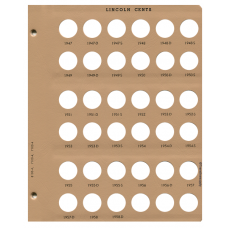 Lincoln Cents 8100 Dansco Album Page #4