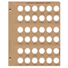 Lincoln Cents 8100 Dansco Album Page #5