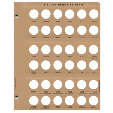 Lincoln Cents w/Proof 8100 Dansco Album Page #6