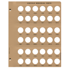 Lincoln Cents w/Proof 8100 Dansco Album Page #7