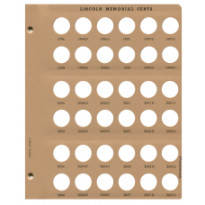 Lincoln Cents w/Proof 8100 Dansco Album Page #8