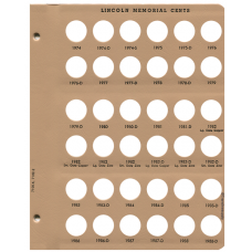 Lincoln Cents 7102 Dansco Album Page #2