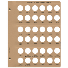 Lincoln Cents w/Proof 8102 Dansco Album Page #2