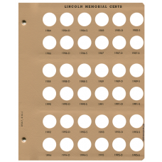 Lincoln Cents w/Proof 8102 Dansco Album Page #3