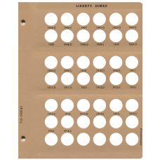 Liberty Dimes Dansco Album 7121 Page 2