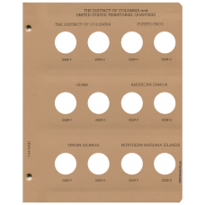 DC & US Territorial Quarters 7144 Dansco Album Page #1