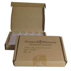 Guardhouse Round Coin Capsules - Nickel Direct fit 50ct box