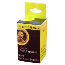 Guardhouse Round Coin Capsules -Small Dollar Direct fit 10ct