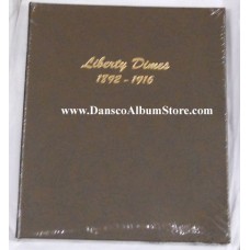 Liberty Dimes 1892-1916 Dansco Album #7121
