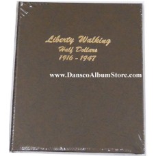 Liberty Walking Half Dollars 1916-1947 Dansco Album #7160