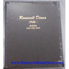Roosevelt Dimes 1946-2023 w/Proofs Dansco Album #8125