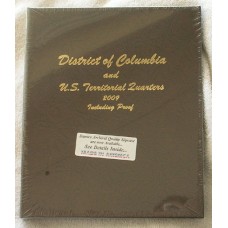 US Territorial & DC Quarters 2009 w/Proof Dansco Album #8145