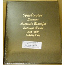 National Park Quarters 2016-2021 w/Proofs Dansco Album #8147