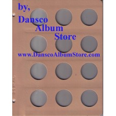 Dansco Blank Millimeter Pages - 34mm Page
