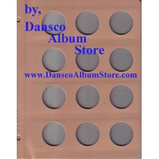 Dansco Blank Millimeter Pages - 35mm Page