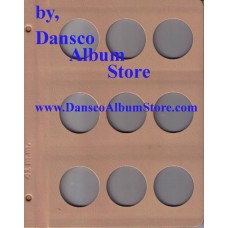 Dansco Blank Millimeter Pages - 41mm Page