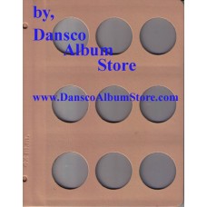Dansco Blank Millimeter Pages - 42mm Page