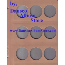 Dansco Blank Millimeter Pages - 45mm Page